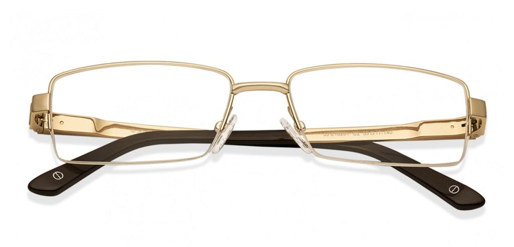 Half Rim Eyeglasses-Frame Rectangle--EG Half Rim Eyeglasses-Frame Rectangle--EG