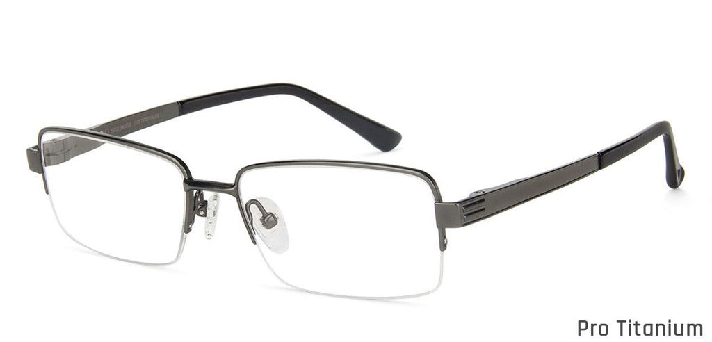 Half Rim Eyeglasses-Frame Rectangle--EG Half Rim Eyeglasses-Frame Rectangle--EG