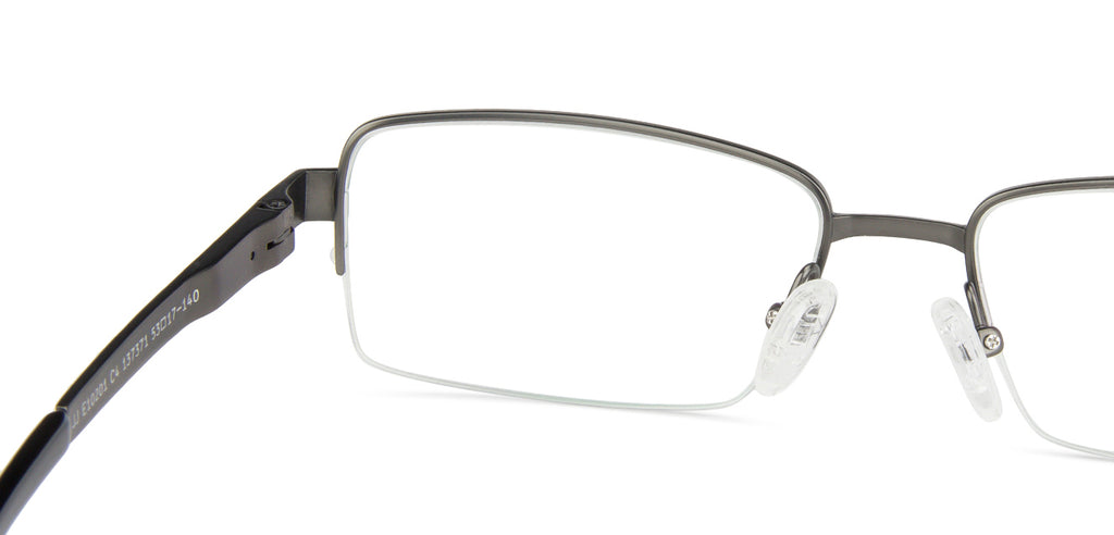 Half Rim Eyeglasses-Frame Rectangle--EG Half Rim Eyeglasses-Frame Rectangle--EG
