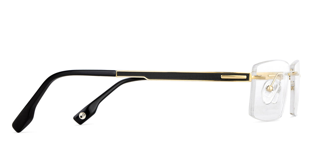 Rimless Eyeglasses-Frame Rectangle--EG Rimless Eyeglasses-Frame Rectangle--EG