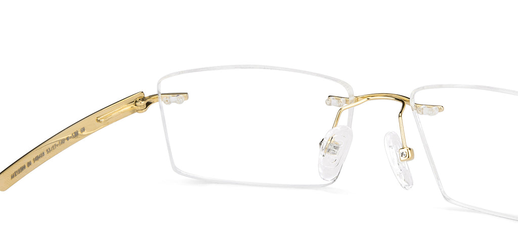 Rimless Eyeglasses-Frame Rectangle--EG Rimless Eyeglasses-Frame Rectangle--EG