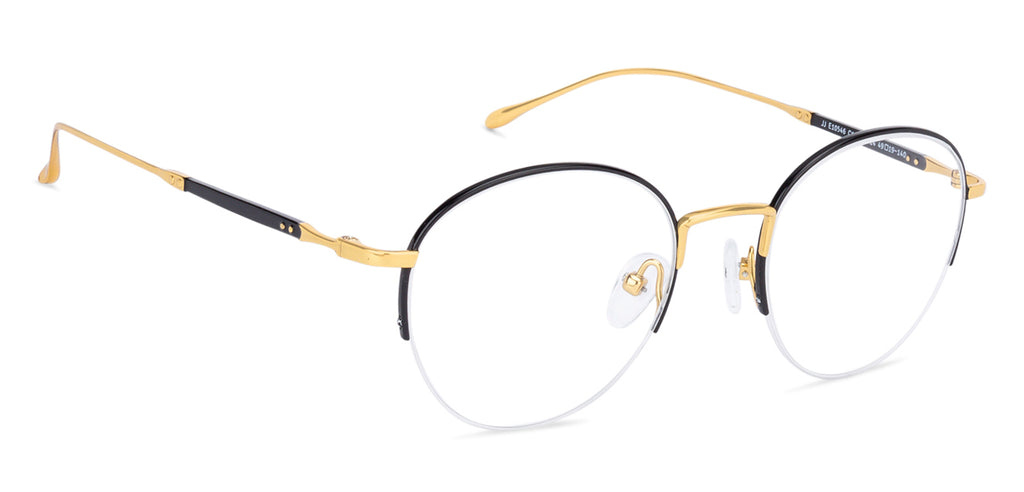 Half Rim Eyeglasses-Frame Round--EG Half Rim Eyeglasses-Frame Round--EG