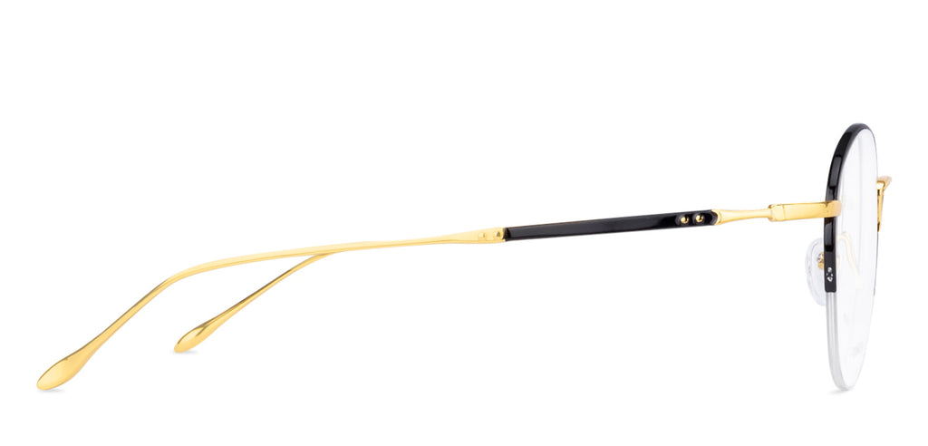 Half Rim Eyeglasses-Frame Round--EG Half Rim Eyeglasses-Frame Round--EG