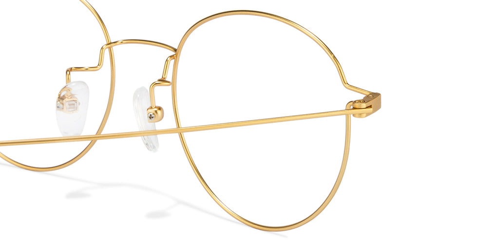 Half Rim Eyeglasses-Frame Round--EG Half Rim Eyeglasses-Frame Round--EG