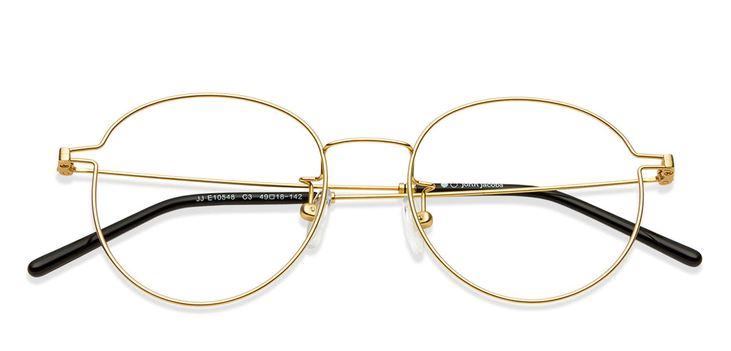 Half Rim Eyeglasses-Frame Round--EG Half Rim Eyeglasses-Frame Round--EG