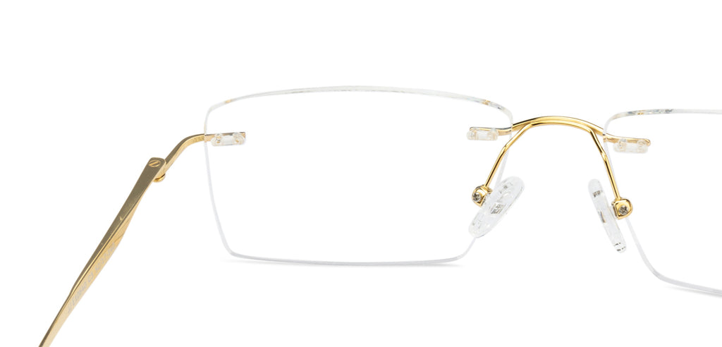 Rimless Eyeglasses-Frame Rectangle--EG Rimless Eyeglasses-Frame Rectangle--EG