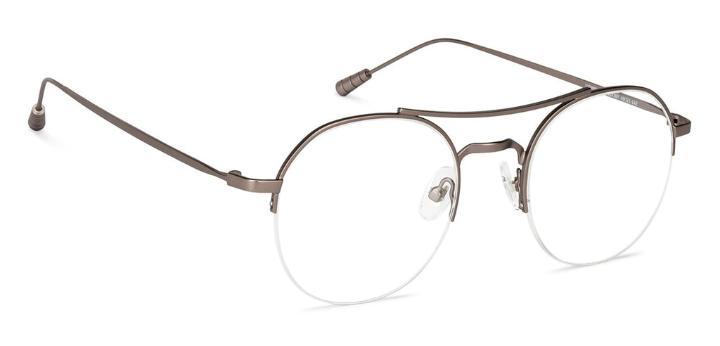 Half Rim Eyeglasses-Frame Round--EG Half Rim Eyeglasses-Frame Round--EG