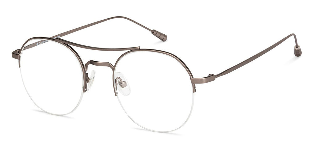 Half Rim Eyeglasses-Frame Round--EG Half Rim Eyeglasses-Frame Round--EG