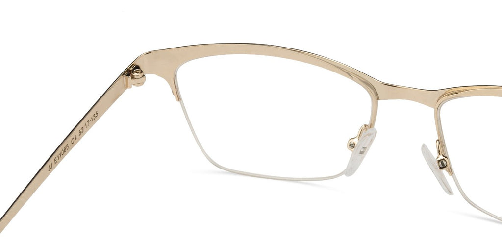 Half Rim Eyeglasses-Frame Cat Eye--EG Half Rim Eyeglasses-Frame Cat Eye--EG