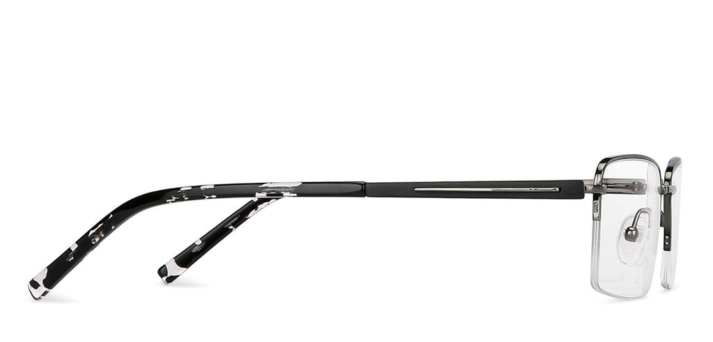 Half Rim Eyeglasses-Frame Rectangle--EG Half Rim Eyeglasses-Frame Rectangle--EG