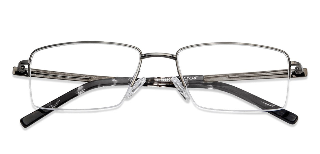 Half Rim Eyeglasses-Frame Rectangle--EG Half Rim Eyeglasses-Frame Rectangle--EG