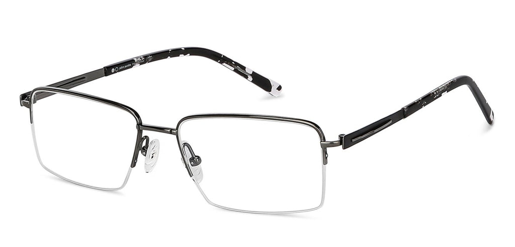 Half Rim Eyeglasses-Frame Rectangle--EG Half Rim Eyeglasses-Frame Rectangle--EG