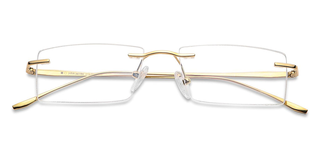 Rimless Eyeglasses-Frame Rectangle--EG Rimless Eyeglasses-Frame Rectangle--EG