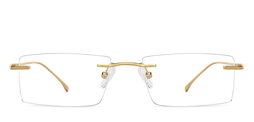 Rimless Eyeglasses-Frame Rectangle--EG Rimless Eyeglasses-Frame Rectangle--EG