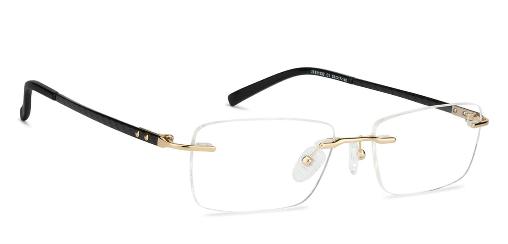 Rimless Eyeglasses-Frame Rectangle--EG Rimless Eyeglasses-Frame Rectangle--EG