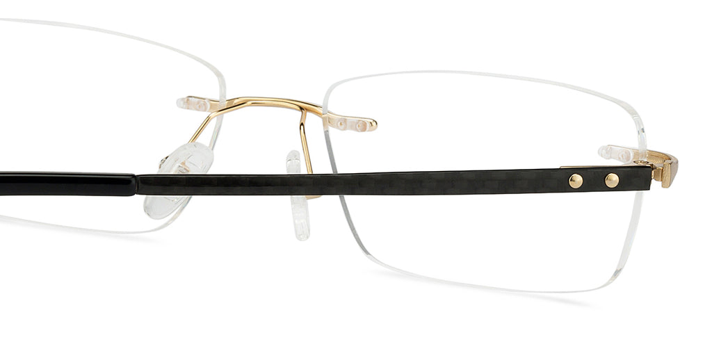 Rimless Eyeglasses-Frame Rectangle--EG Rimless Eyeglasses-Frame Rectangle--EG