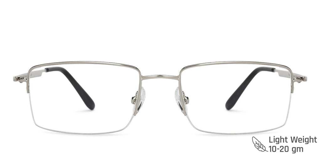 Half Rim Eyeglasses-Frame Rectangle--EG Half Rim Eyeglasses-Frame Rectangle--EG