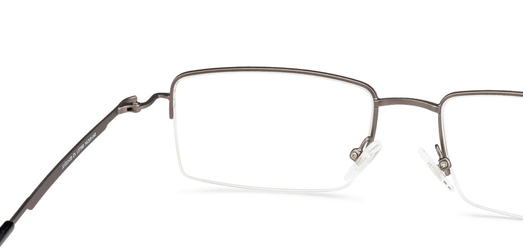Half Rim Eyeglasses-Frame Rectangle--EG Half Rim Eyeglasses-Frame Rectangle--EG