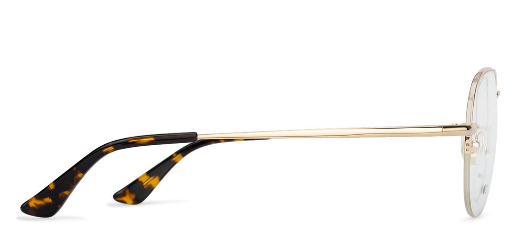 Half Rim Eyeglasses-Frame Aviator--EG Half Rim Eyeglasses-Frame Aviator--EG