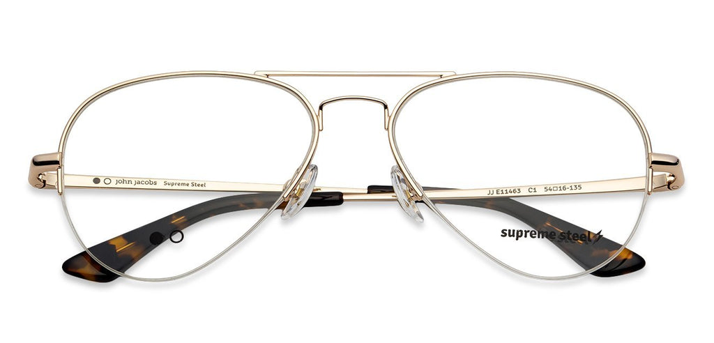 Half Rim Eyeglasses-Frame Aviator--EG Half Rim Eyeglasses-Frame Aviator--EG