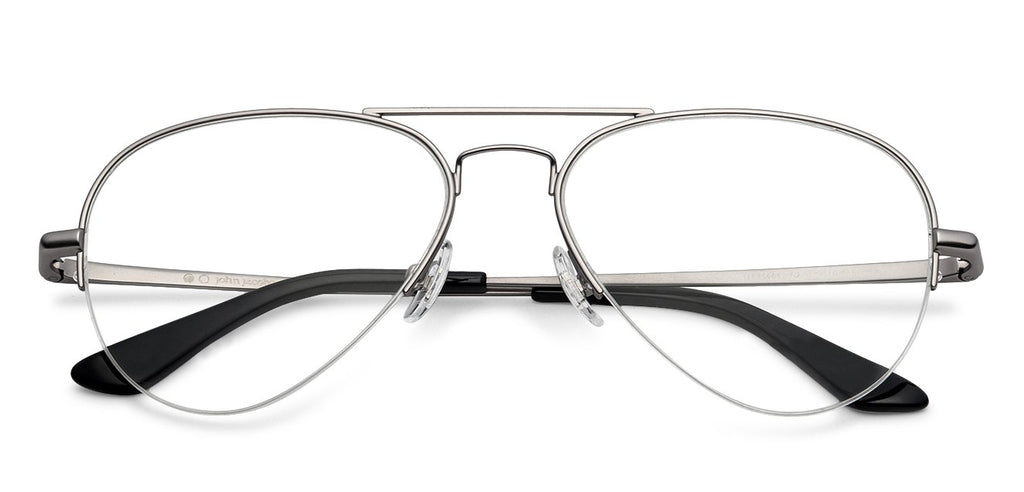 Half Rim Eyeglasses-Frame Aviator--EG Half Rim Eyeglasses-Frame Aviator--EG