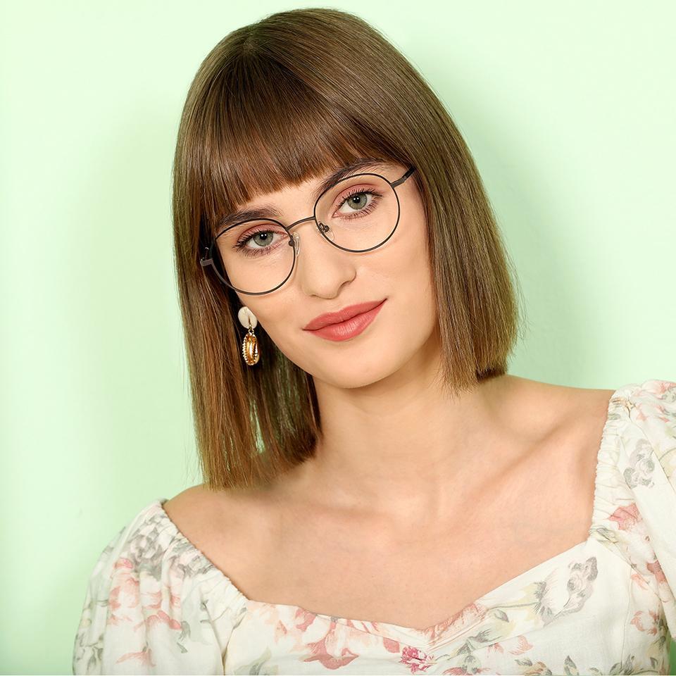 Square Eyeglasses-Frame Round--EG Square Eyeglasses-Frame Round--EG