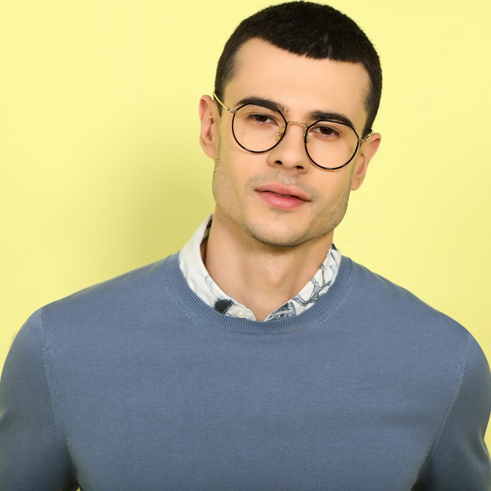 Eyeglasses-Frame Hexagonal--EG Eyeglasses-Frame Hexagonal--EG