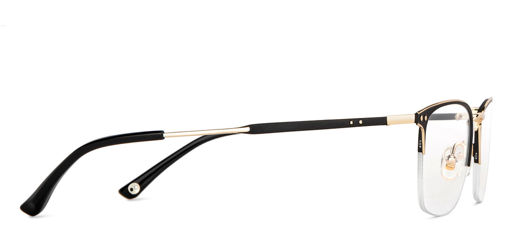 Half Rim Eyeglasses-Frame Wayfarer--EG Half Rim Eyeglasses-Frame Wayfarer--EG