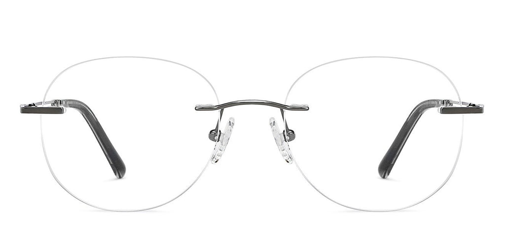 Rimless Eyeglasses-Frame Round--EG Rimless Eyeglasses-Frame Round--EG