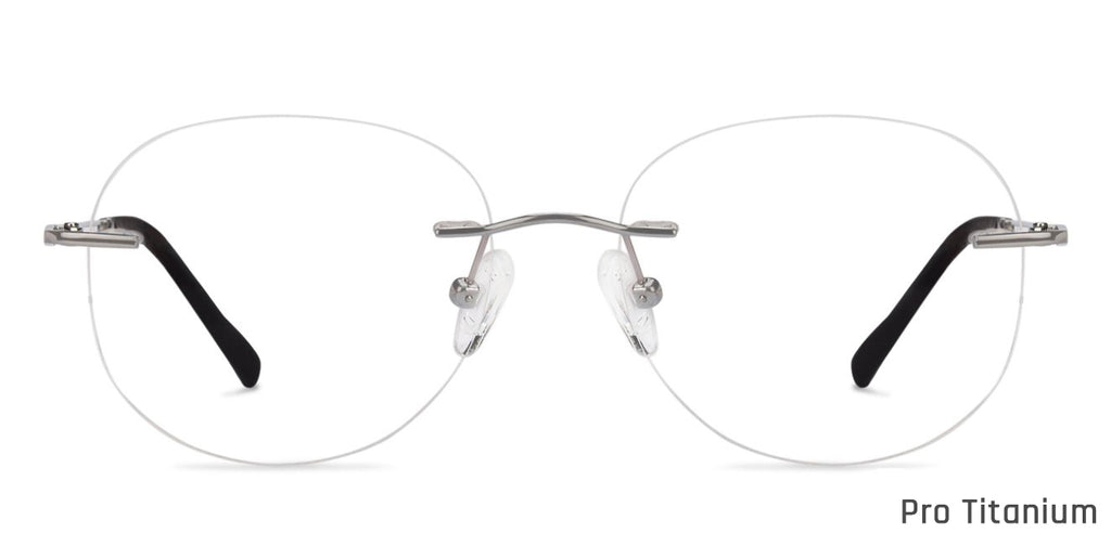 Rimless Eyeglasses-Frame Round--EG Rimless Eyeglasses-Frame Round--EG