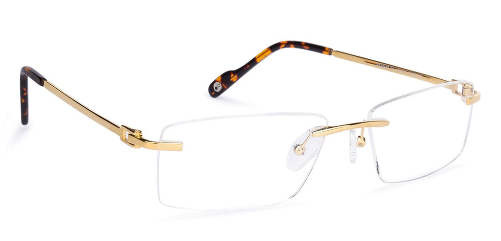 Rimless Eyeglasses-Frame Rectangle--EG Rimless Eyeglasses-Frame Rectangle--EG
