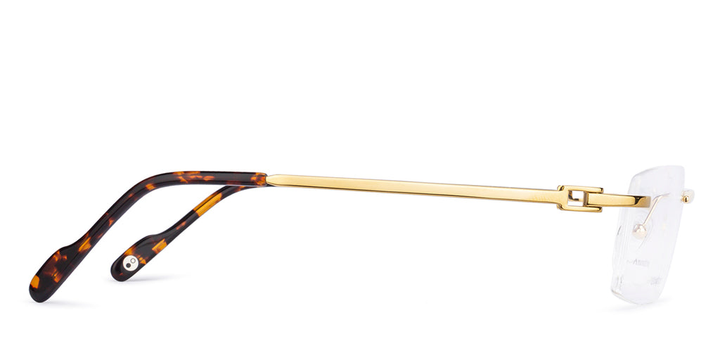 Rimless Eyeglasses-Frame Rectangle--EG Rimless Eyeglasses-Frame Rectangle--EG