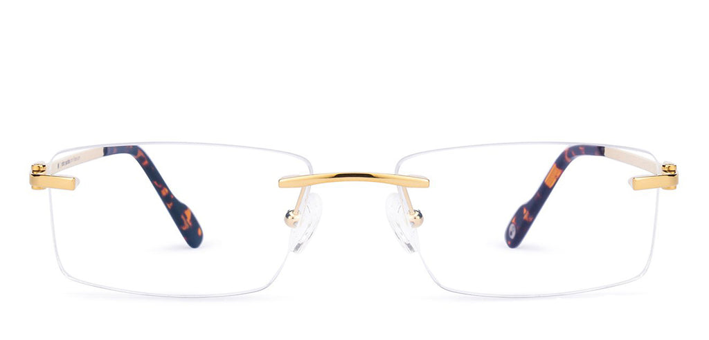 Rimless Eyeglasses-Frame Rectangle--EG Rimless Eyeglasses-Frame Rectangle--EG