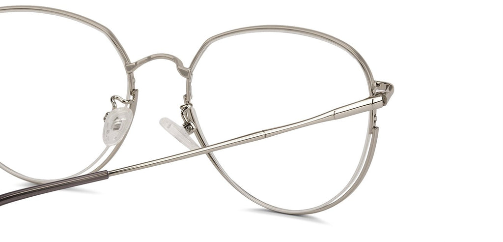 Half Rim Eyeglasses-Frame Round--EG Half Rim Eyeglasses-Frame Round--EG