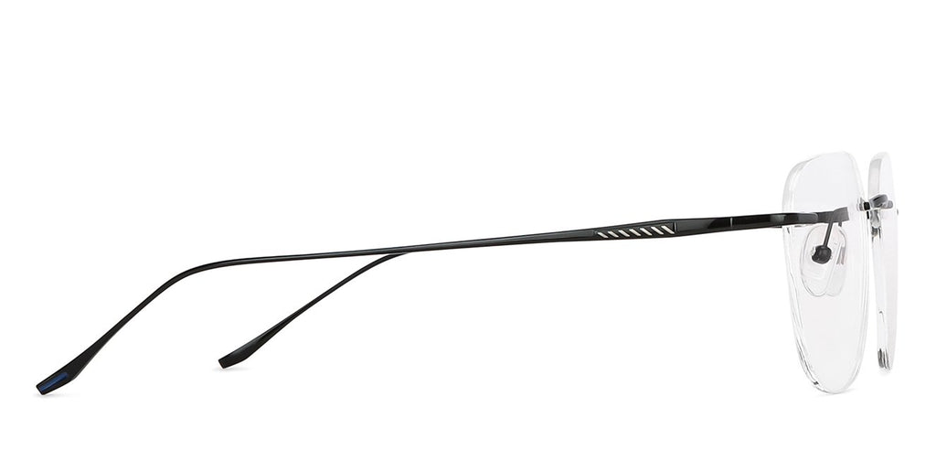 Rimless Eyeglasses-Frame Square--EG Rimless Eyeglasses-Frame Square--EG