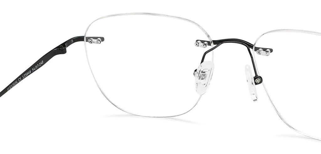 Rimless Eyeglasses-Frame Square--EG Rimless Eyeglasses-Frame Square--EG