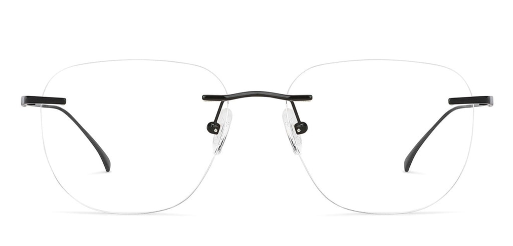 Rimless Eyeglasses-Frame Square--EG Rimless Eyeglasses-Frame Square--EG