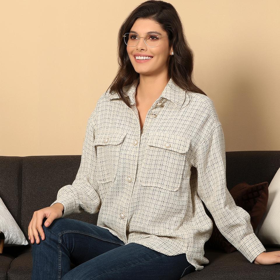 Rimless Eyeglasses-Frame Square--EG Rimless Eyeglasses-Frame Square--EG