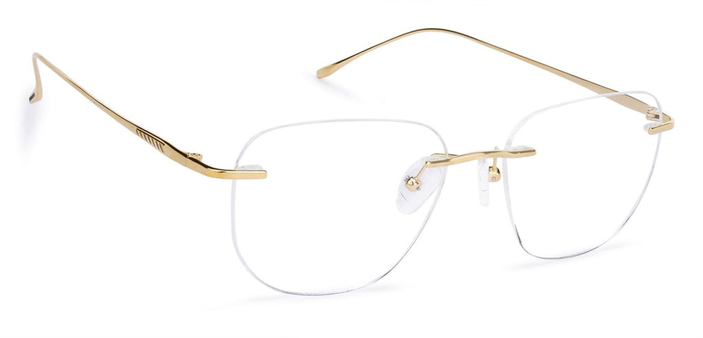 Rimless Eyeglasses-Frame Square--EG Rimless Eyeglasses-Frame Square--EG