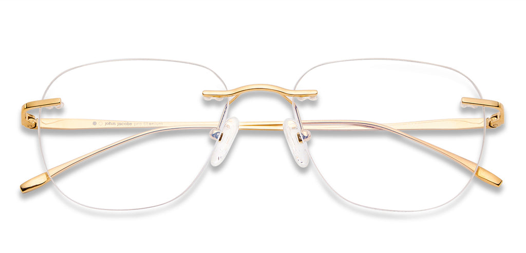 Rimless Eyeglasses-Frame Square--EG Rimless Eyeglasses-Frame Square--EG