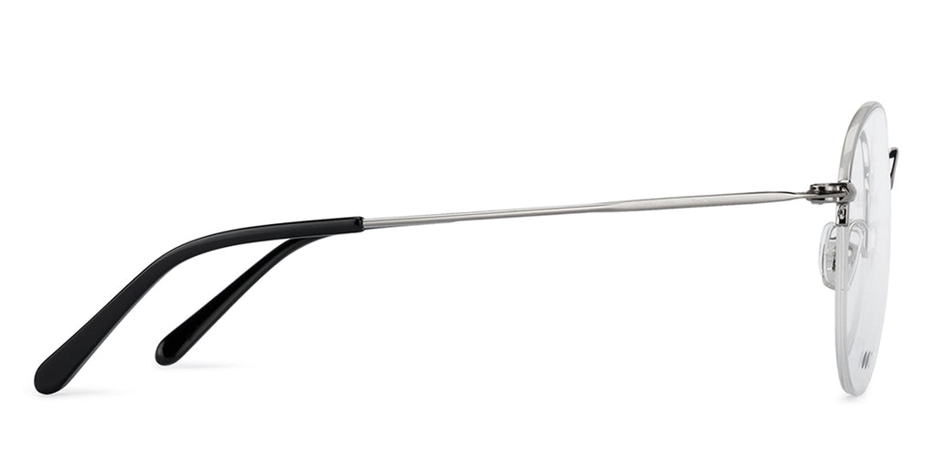 Half Rim Eyeglasses-Frame Round--EG Half Rim Eyeglasses-Frame Round--EG