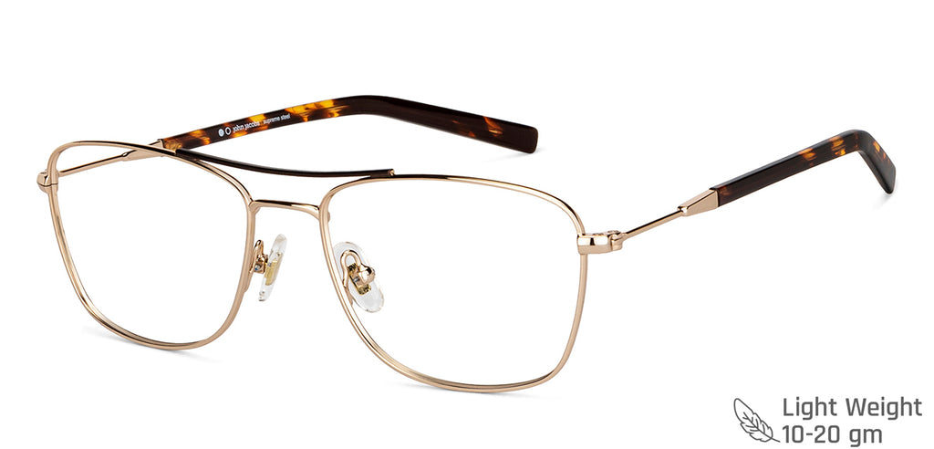 John Jacobs Eyeglasses-Frame Rectangle--EG John Jacobs Eyeglasses-Frame Rectangle--EG