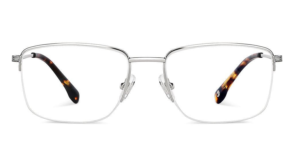 Half Rim Eyeglasses-Frame Rectangle--EG Half Rim Eyeglasses-Frame Rectangle--EG