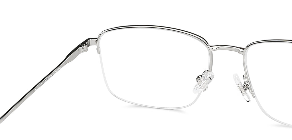 Half Rim Eyeglasses-Frame Rectangle--EG Half Rim Eyeglasses-Frame Rectangle--EG