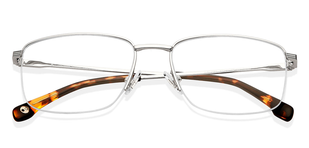 Half Rim Eyeglasses-Frame Rectangle--EG Half Rim Eyeglasses-Frame Rectangle--EG