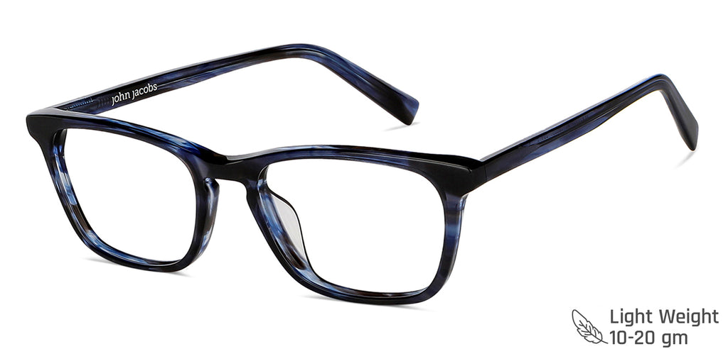 John Jacobs Eyeglasses-Frame Rectangle--EG John Jacobs Eyeglasses-Frame Rectangle--EG