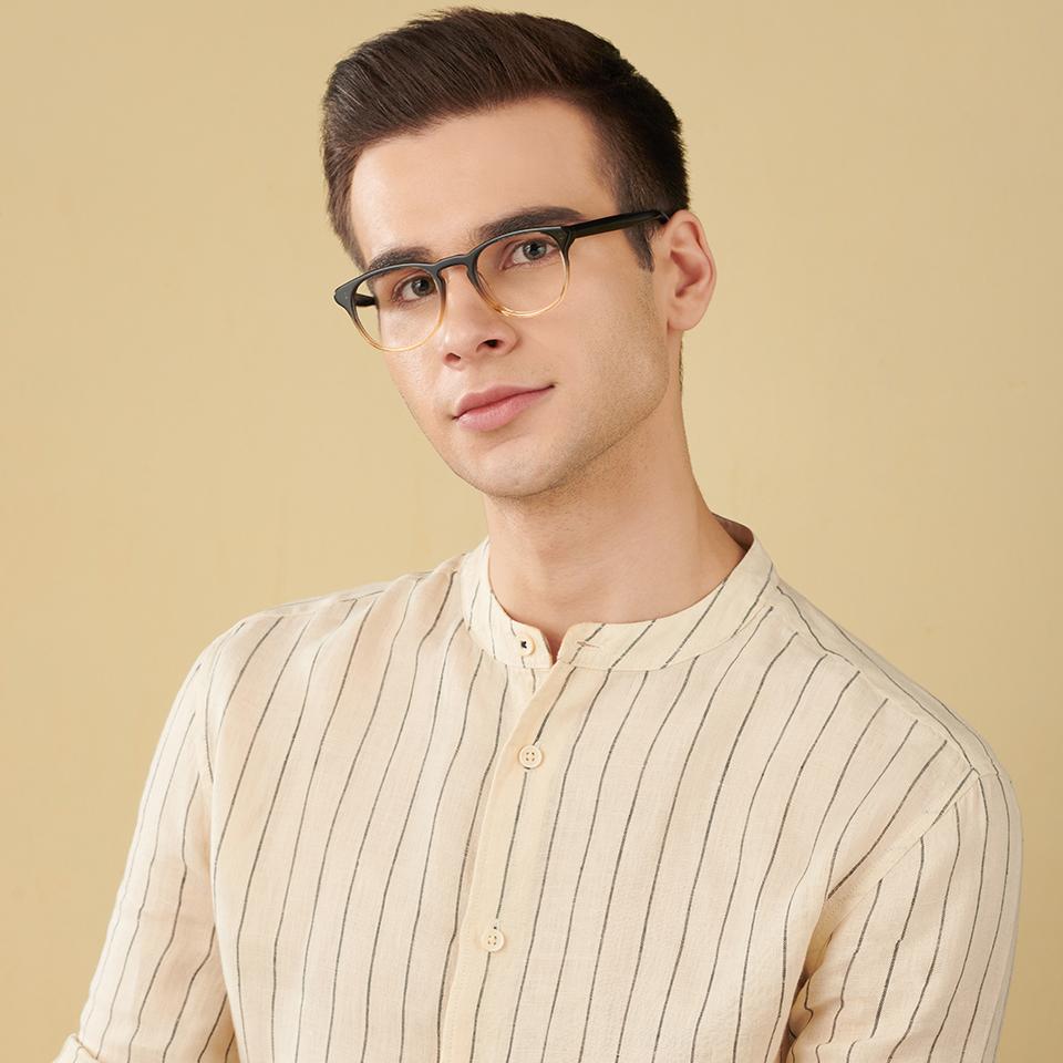 Square Eyeglasses-Frame Round--EG Square Eyeglasses-Frame Round--EG