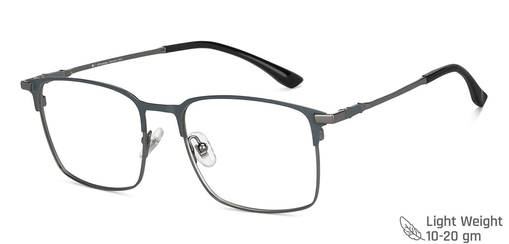 John Jacobs Eyeglasses-Frame Square--EG John Jacobs Eyeglasses-Frame Square--EG