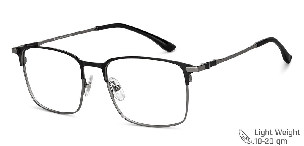 John Jacobs Eyeglasses-Frame Square--EG John Jacobs Eyeglasses-Frame Square--EG