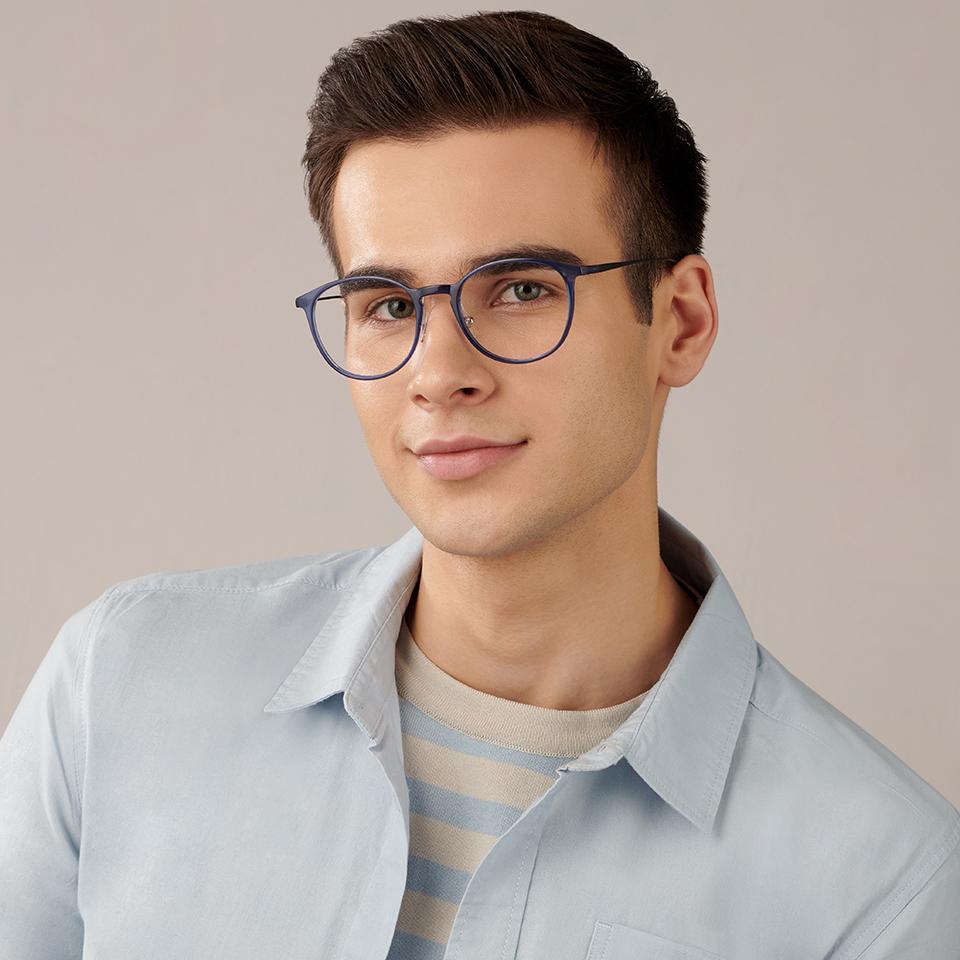 Square Eyeglasses-Frame Round--EG Square Eyeglasses-Frame Round--EG